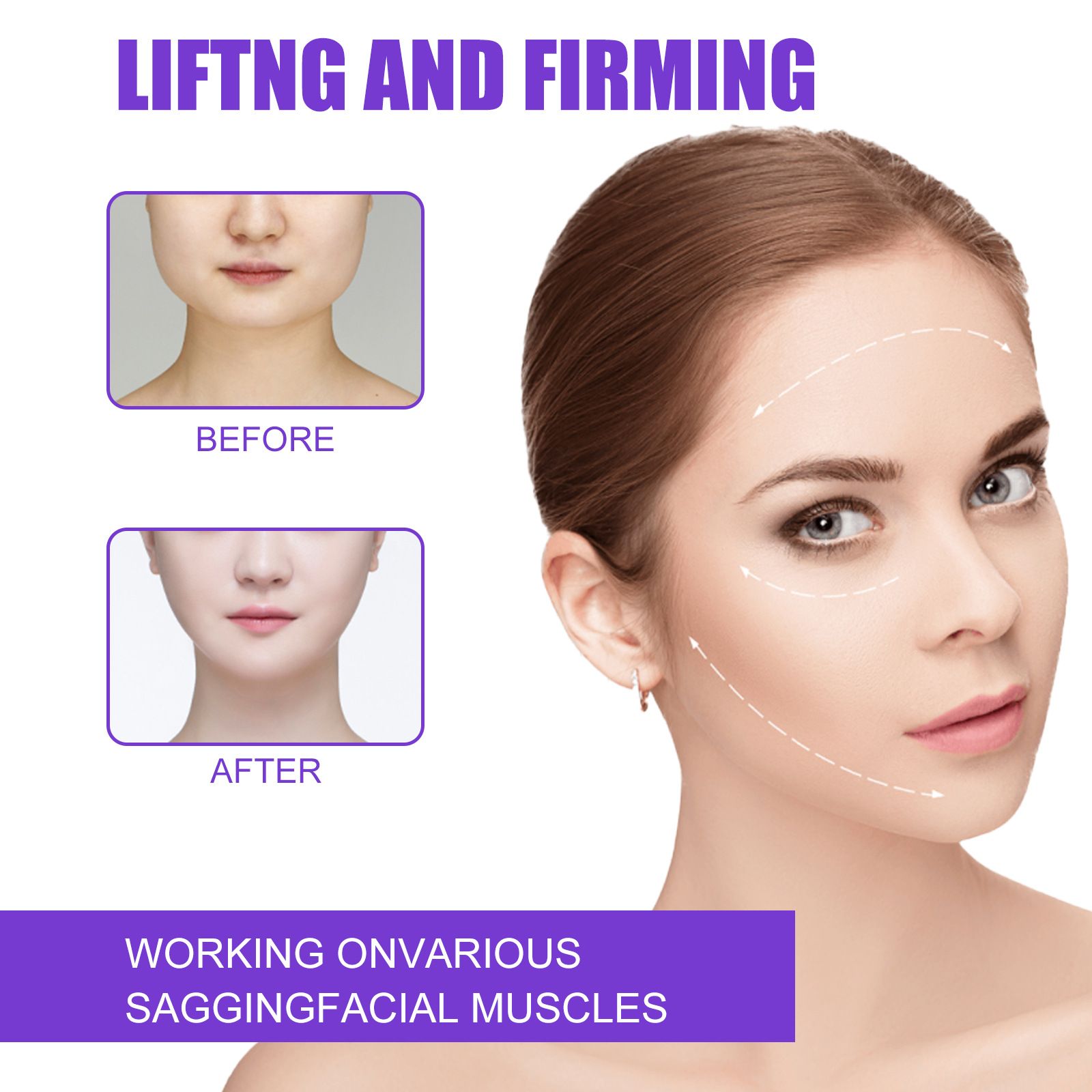 Jaysuing V-Face Firming Cream, Firming and Moisturizing Facial Contour, Chin, and Facial Skin Massage Care Cream