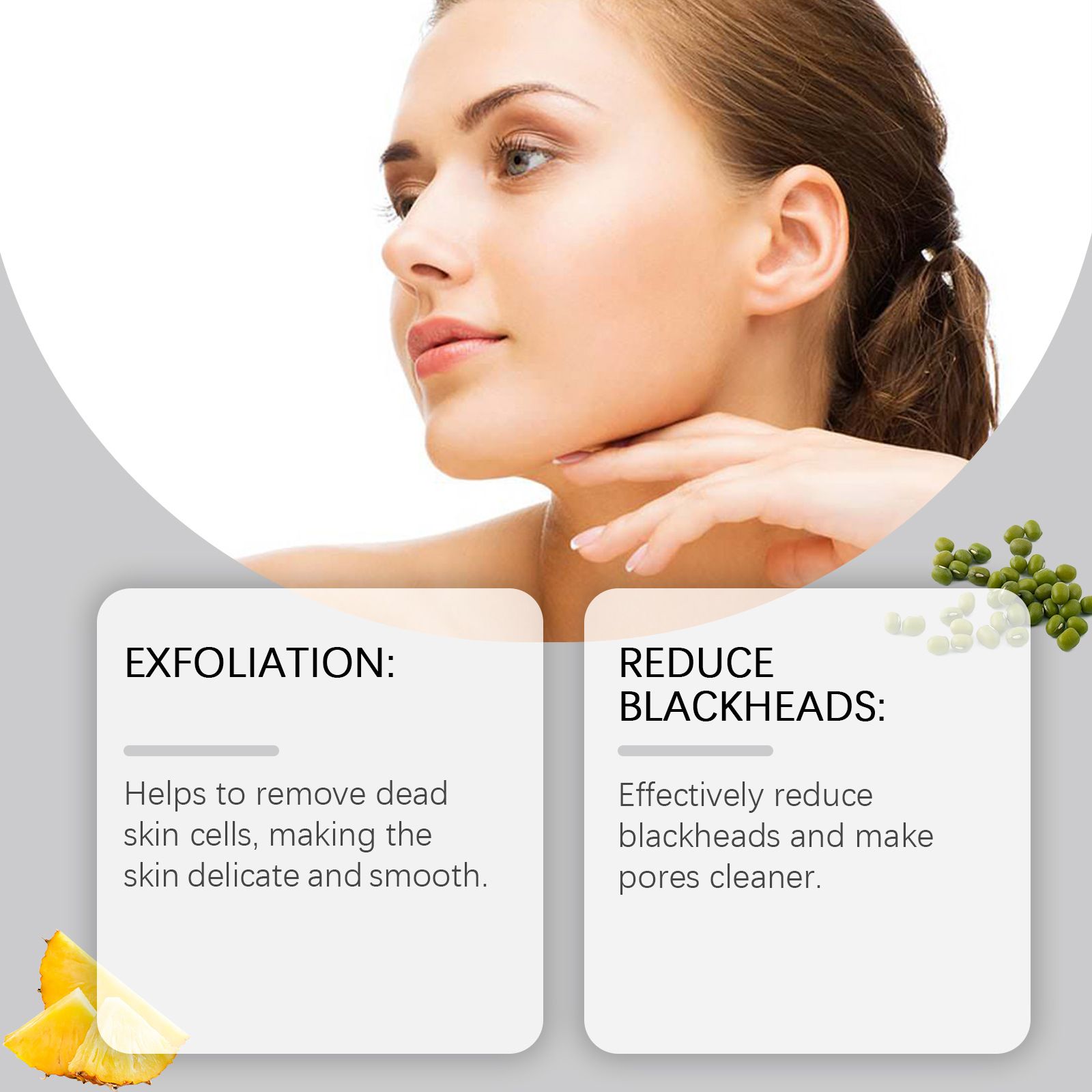 EELHOE facial cleanser gently cleanses the face, moisturizes and hydrates the skin, leaving it refreshed and non greasy view 3