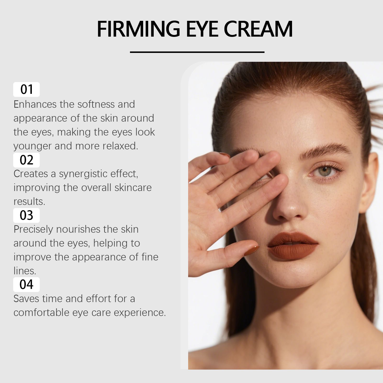 HOYGI Radiance Care Eye Cream, daily gentle moisturizing to keep the skin around the eyes elastic, hydrated, and soft