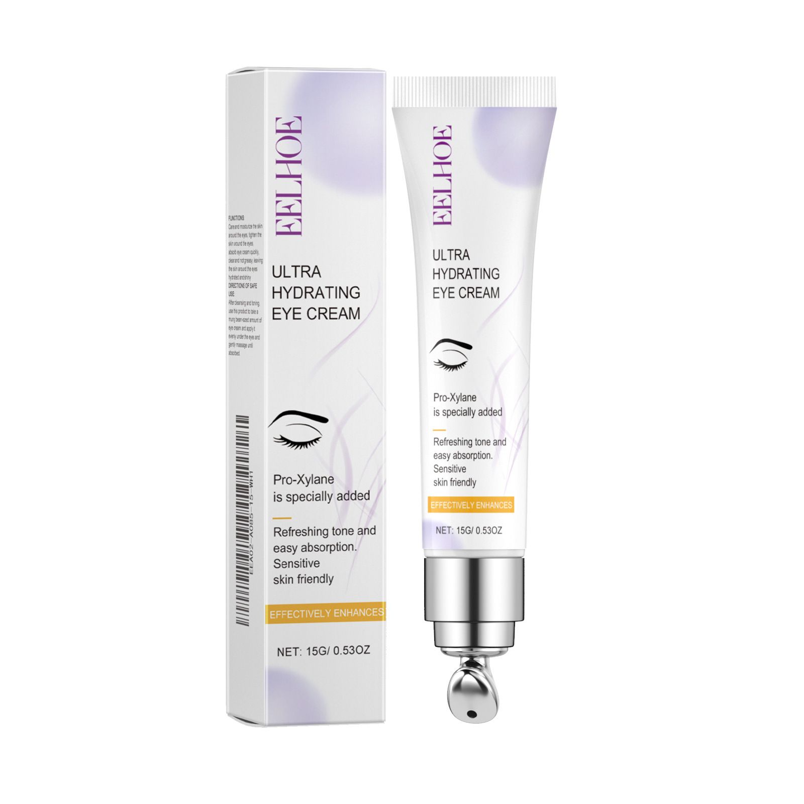 EELHOE Moisturizing Eye Cream Gentle Care for the Eyes, Dark Circles, Puffiness, Dry Lines, Moist, Soft, and Elastic Eye Cream