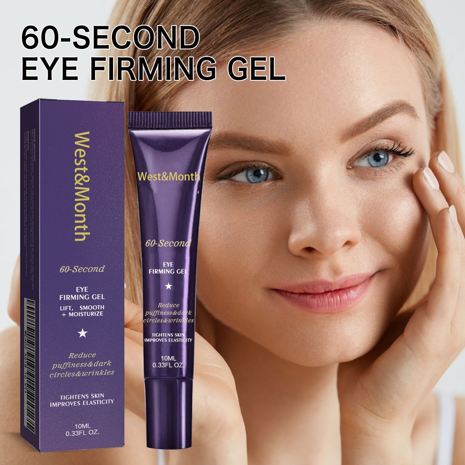 West Month Eye Care Gel Hydrating Gentle and Soft Eye Cream to Care for the Skin Around the Eyes