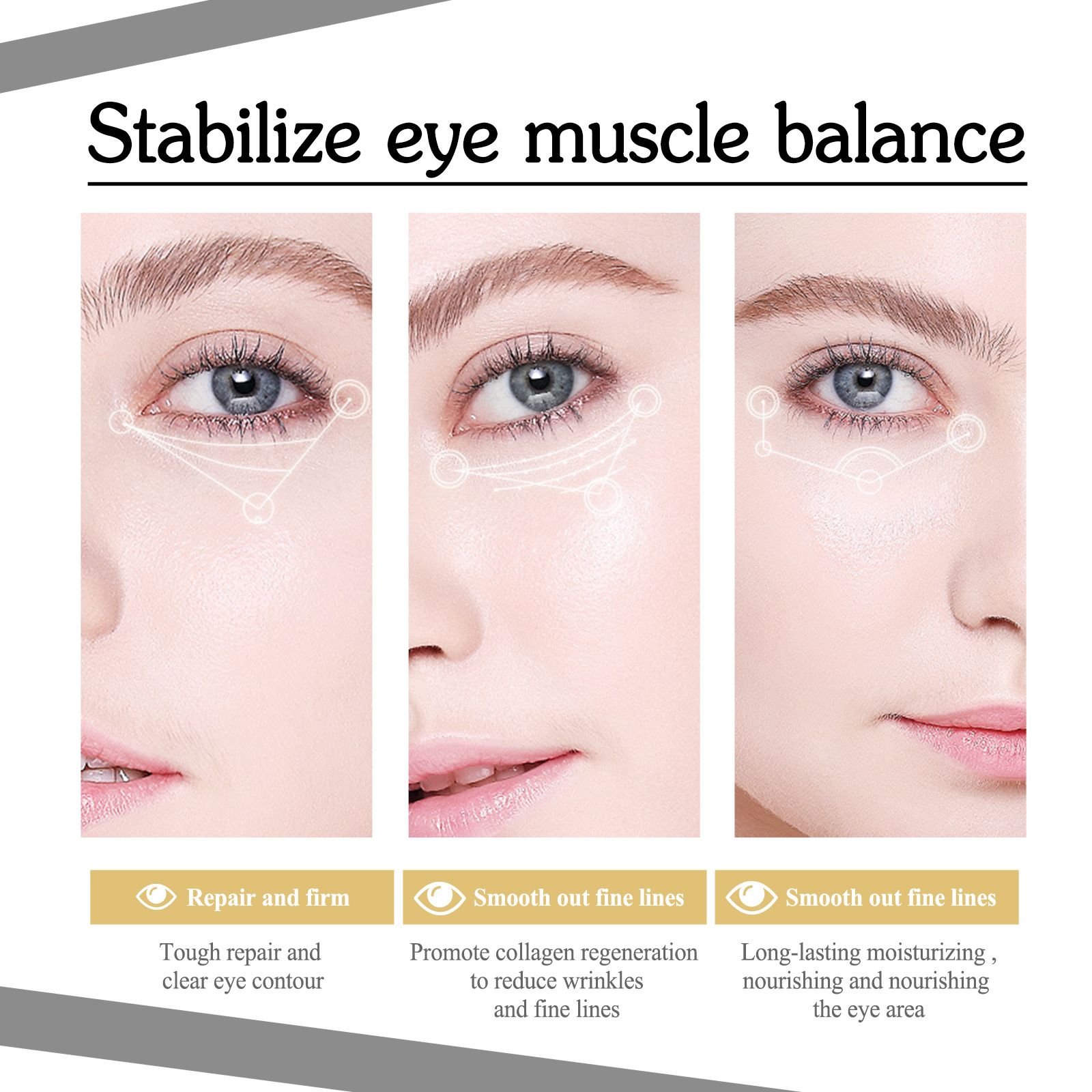 West Month Eye Care Gel Hydrating Gentle and Soft Eye Cream to Care for the Skin Around the Eyes