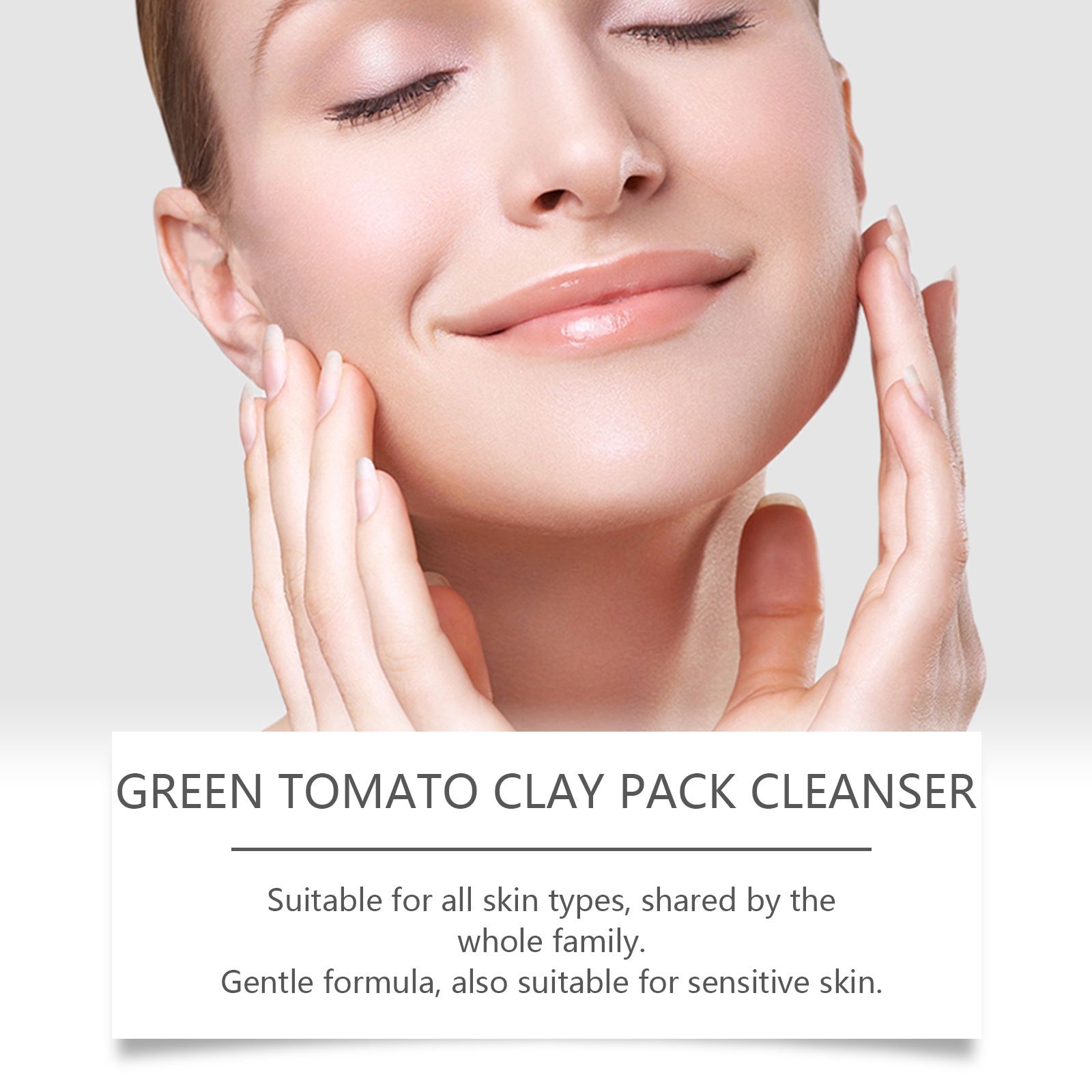 HOYGI Green Tomato Cleansing Face Wash Moisturizes and Softens Skin, Gently Cleanses Oil and Dirt
