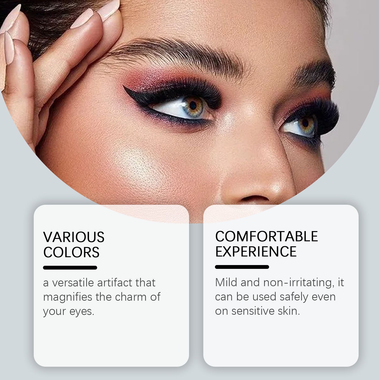 EELHOPE eyeliner pencil, smooth and silky, easy to draw, even and bright, long-lasting, soft and comfortable, delicate, quick-drying eye makeup view 3