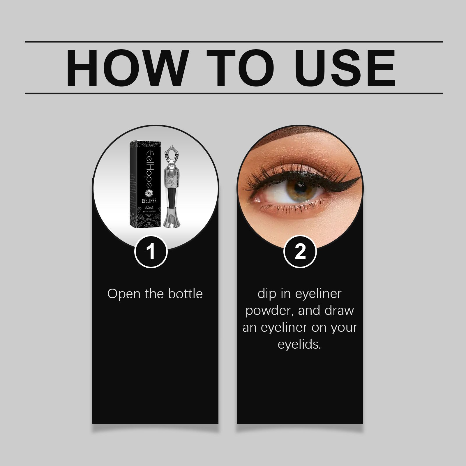 EELHOPE eyeliner pencil, smooth and silky, easy to draw, even and bright, long-lasting, soft and comfortable, delicate, quick-drying eye makeup view 5