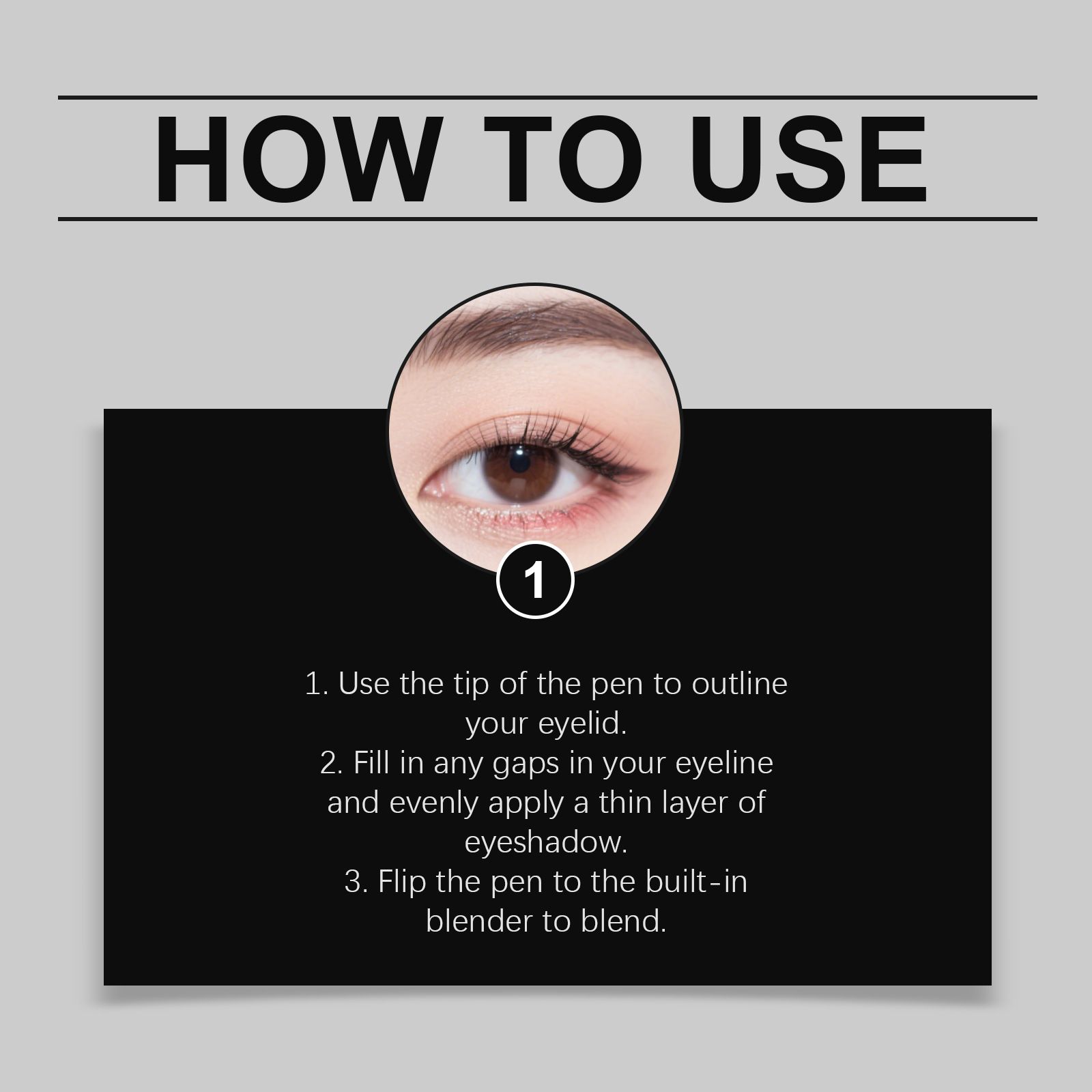 zephoco dual-purpose eyeliner pencil, lightweight and silky smooth, perfectly outlines and defines the eye makeup, with excellent color rendering and easy-to-use eyeliner pencil view 5