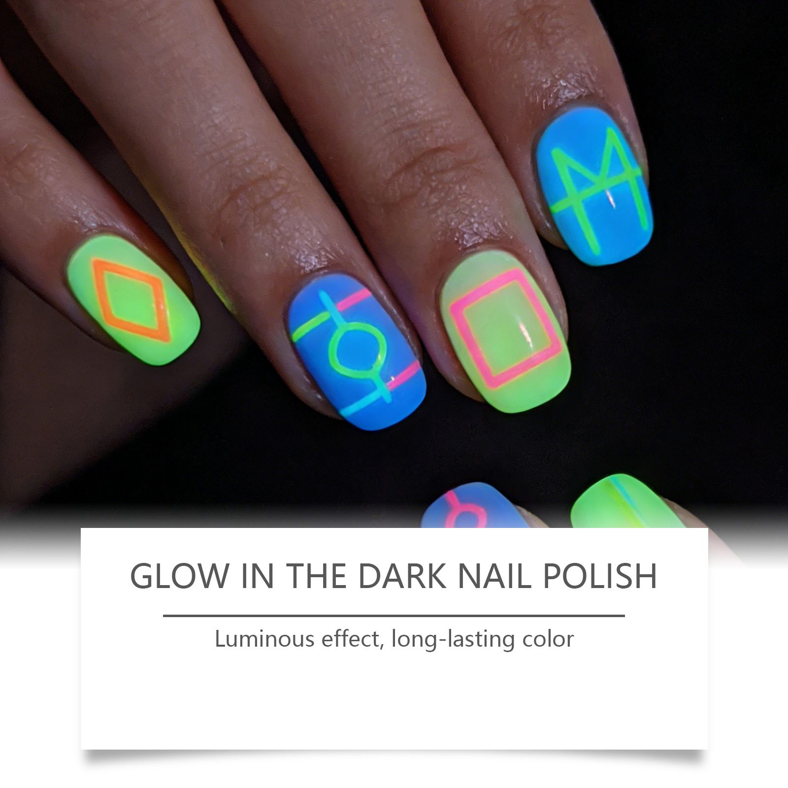 Nymixa Luminous Nail Polish Daily Party Nail Decor Convenient Glow-in-the-Dark Nail Polish view 3