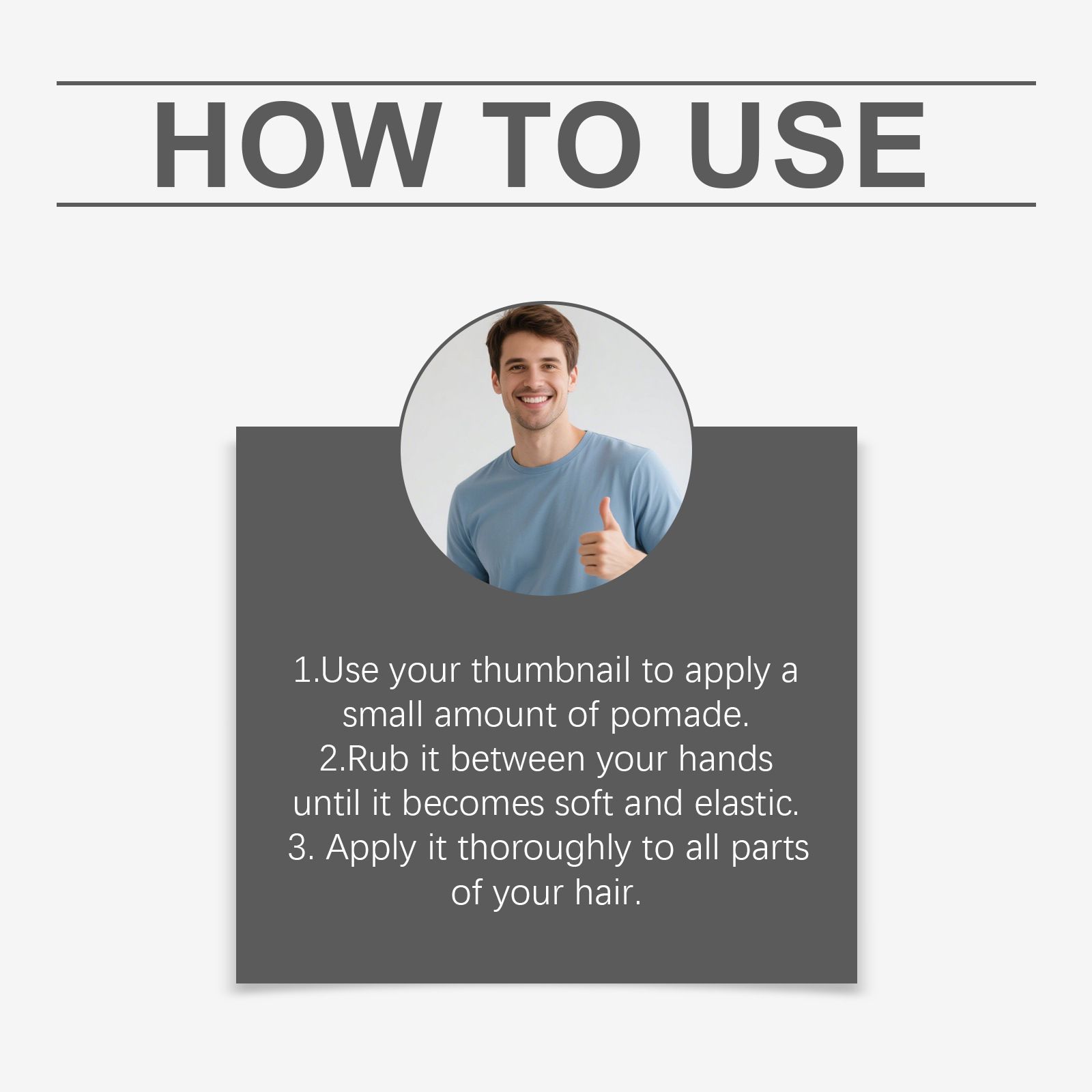 EAST MOON Men's styling hair oil, a hair styling product for men, provides a sleek and easy-to-manage hairstyle that is refreshing and non-greasy