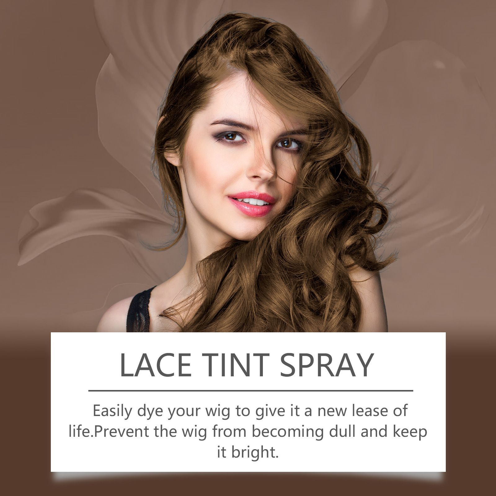 EELHOE Brown Lace Wig Care Spray - Hair Invisible Glue, Wig Styling, Daily Hair Care