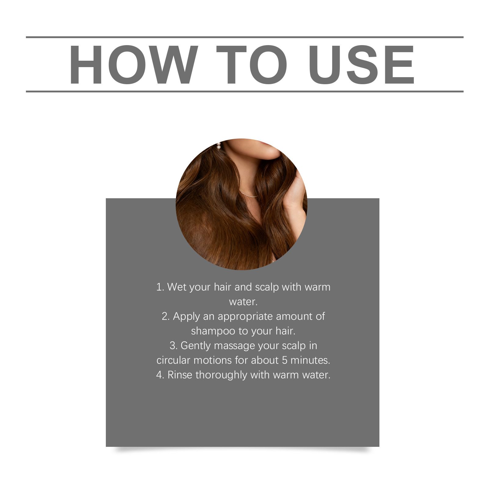GleamXi Rosemary Shampoo - Gentle and Moisturizing, Cleanses the Scalp, and Care for Hair Strands, Leaving Them Shiny and Smooth