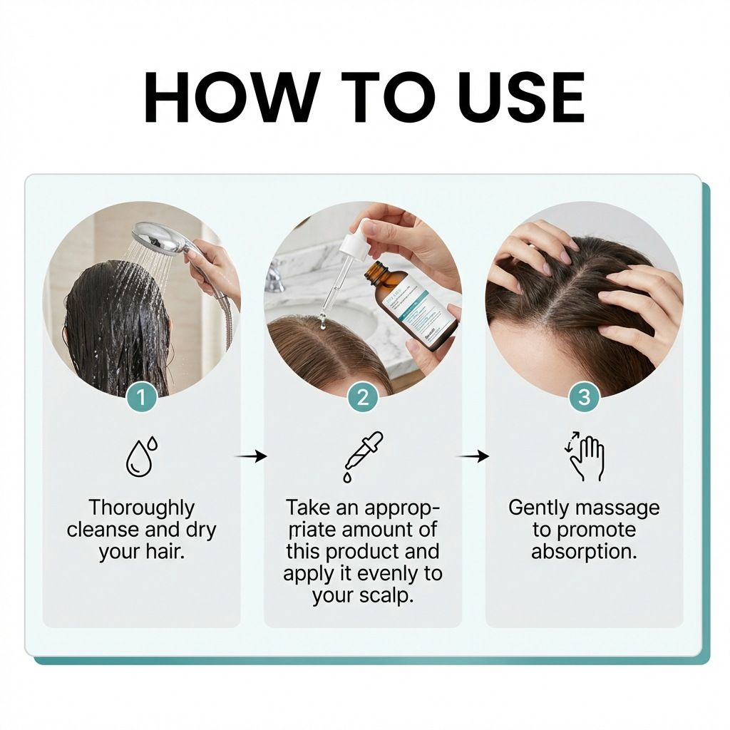 GleamXi Peptide Hair Essence Daily Scalp Massage Gentle Care Hair Silky Smooth Hair Essence