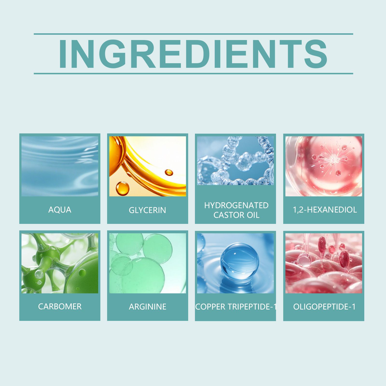 GleamXi Peptide Hair Essence Daily Scalp Massage Gentle Care Hair Silky Smooth Hair Essence