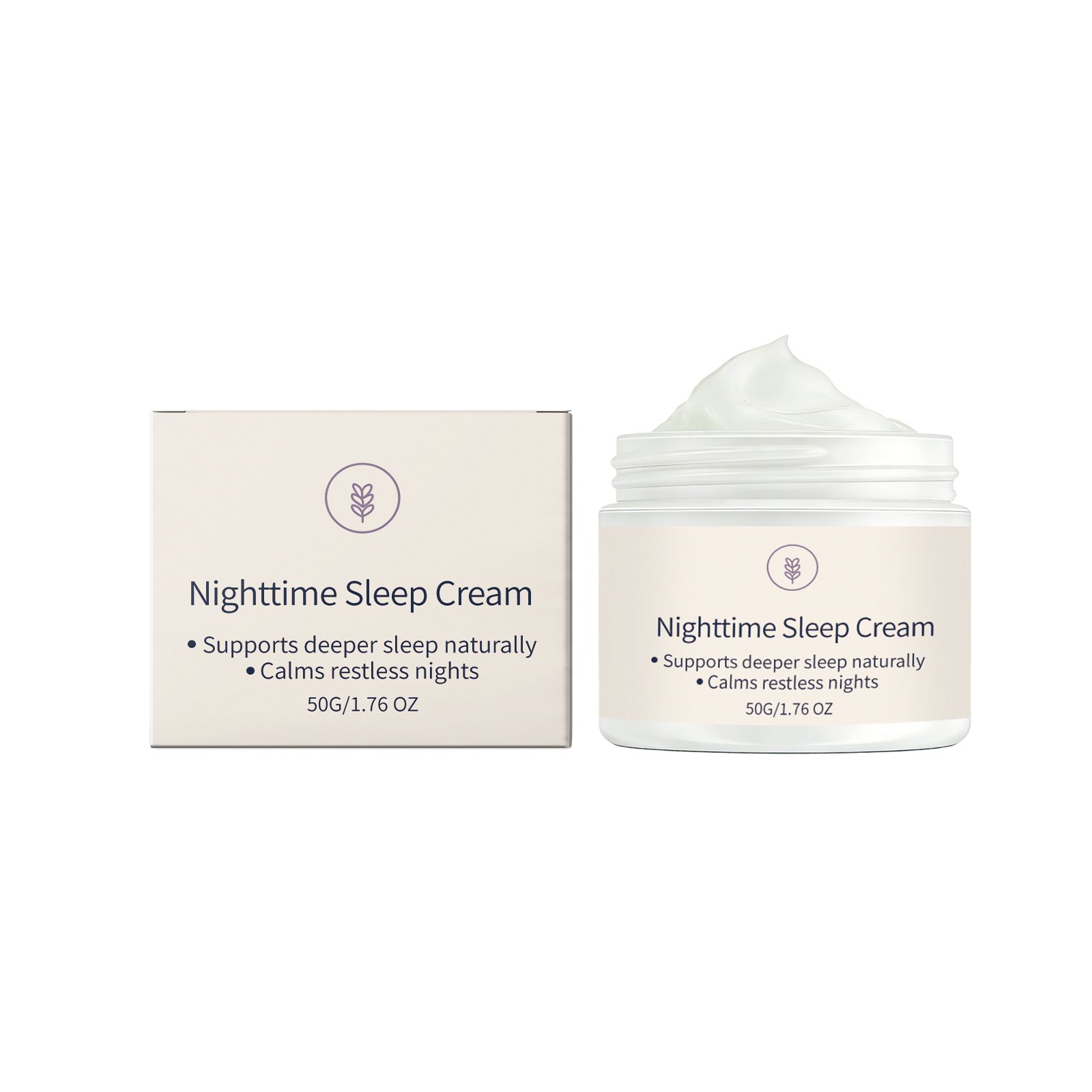 Sleep Comfort Cream Nighttime Comfort Care Moisturizes Body Skin Refreshing and Hydrating Apply Before Bed and Massage for Care