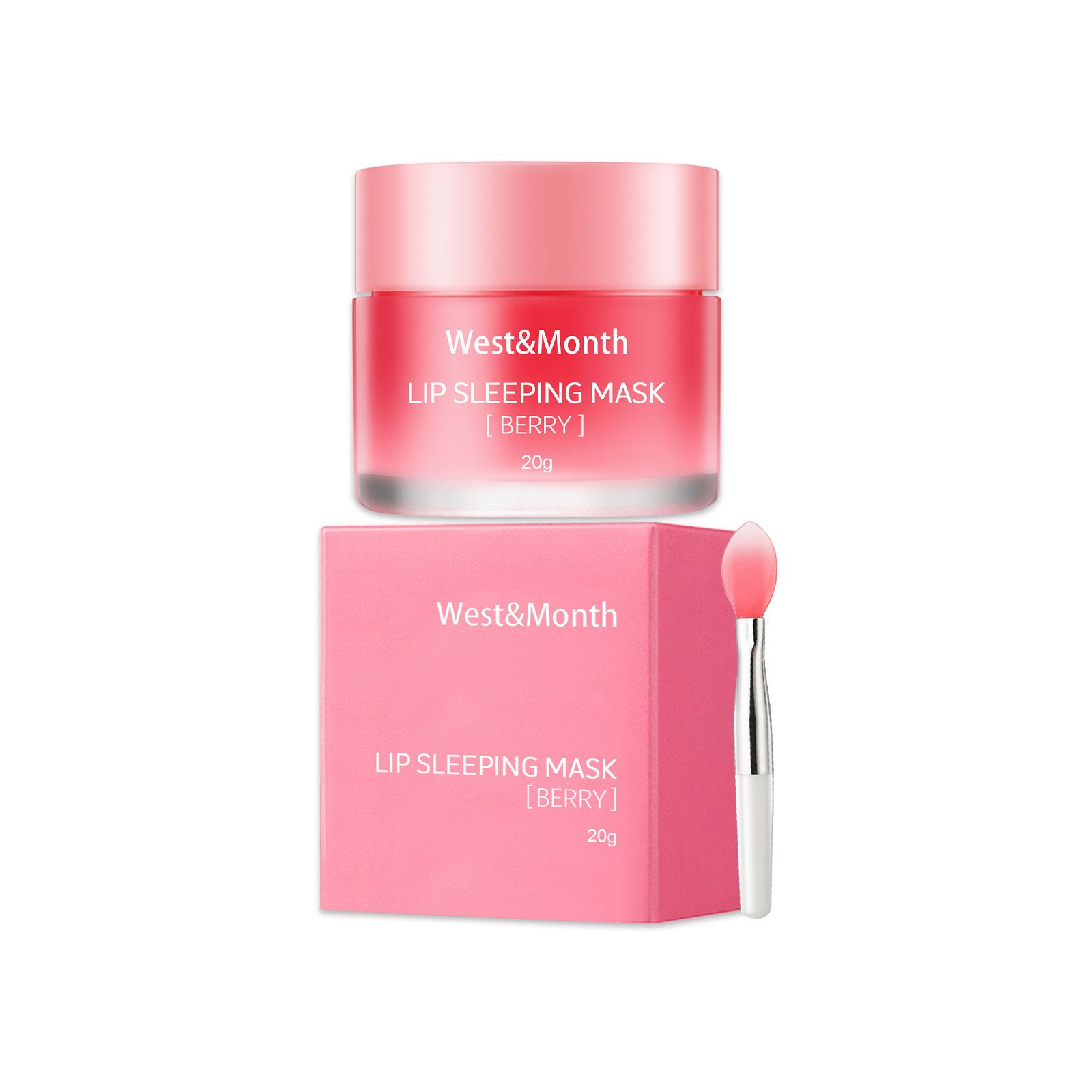 West&Month Jelly Lip Mask Moisturizes and Hydrates, Gently Cares for Lip Skin, Daily Nourishing Jelly Lip Mask