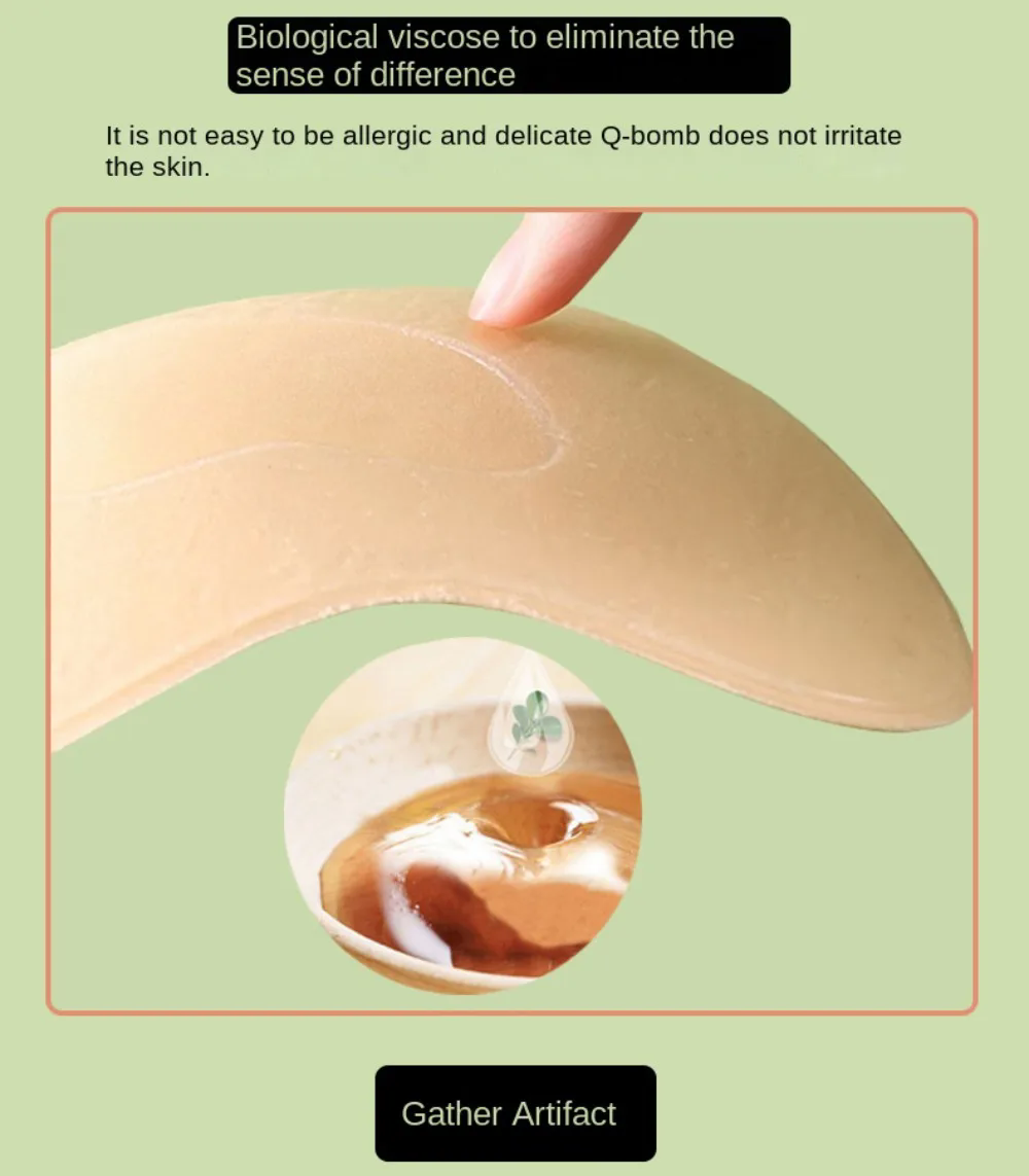 Seamless Women's Invisible Bras Thin Silicone Strapless Bra without Steel Ring Soft Mango Cup Bra for Daily, Wedding Dress
