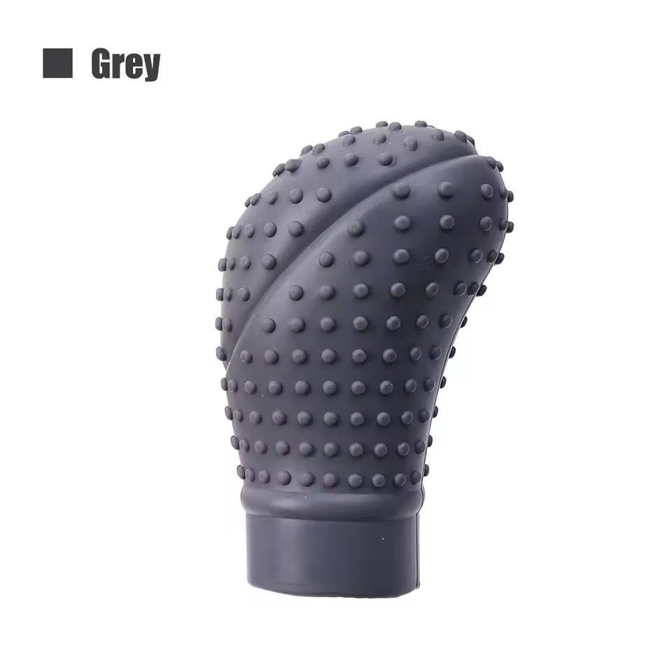 Car Gear Shift Knob Silicone Cover Universal Gear Rod Protect Case Dustproof WaterProof Lever Handle Skin Nonslip Manual Shifter C-381
