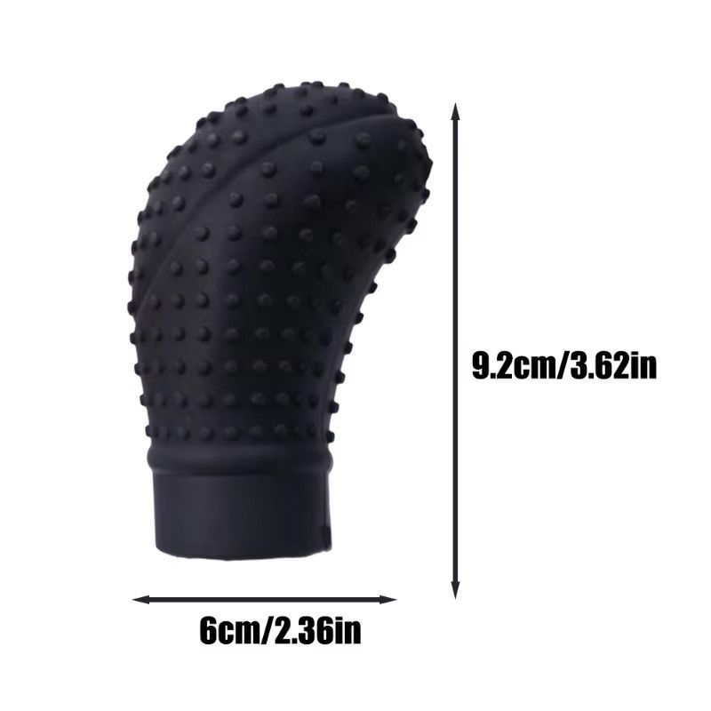 Car Gear Shift Knob Silicone Cover Universal Gear Rod Protect Case Dustproof WaterProof Lever Handle Skin Nonslip Manual Shifter C-381