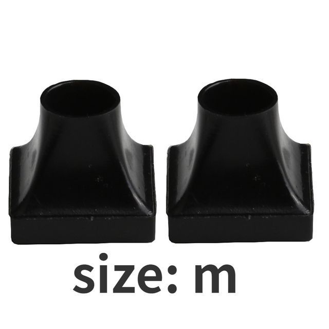 1 Pair Women High Heels Shoe Covers Square TPU/PVC Material Soft Damping Heel Protector Silencer Non-slip Heel Protector C-442