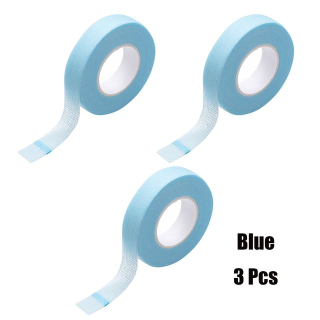 3 pcs Eyelash Extension Lint Breathable Non-woven Cloth Adhesive Tape Medical Paper Tape For False Lashes Patch Makeup Tools A-1296