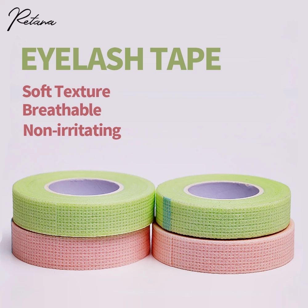 3 pcs Eyelash Extension Lint Breathable Non-woven Cloth Adhesive Tape Medical Paper Tape For False Lashes Patch Makeup Tools A-1296