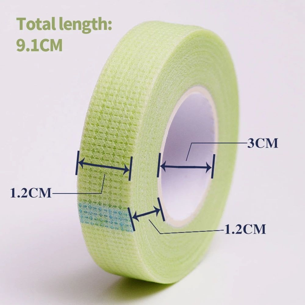 3 pcs Eyelash Extension Lint Breathable Non-woven Cloth Adhesive Tape Medical Paper Tape For False Lashes Patch Makeup Tools A-1296