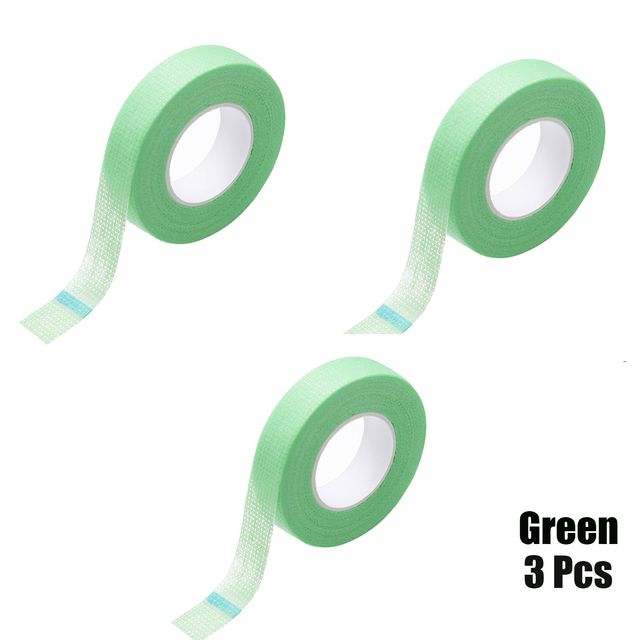 3 pcs Eyelash Extension Lint Breathable Non-woven Cloth Adhesive Tape Medical Paper Tape For False Lashes Patch Makeup Tools A-1296