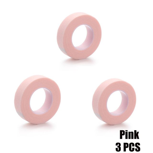 3 pcs Eyelash Extension Lint Breathable Non-woven Cloth Adhesive Tape Medical Paper Tape For False Lashes Patch Makeup Tools A-1296