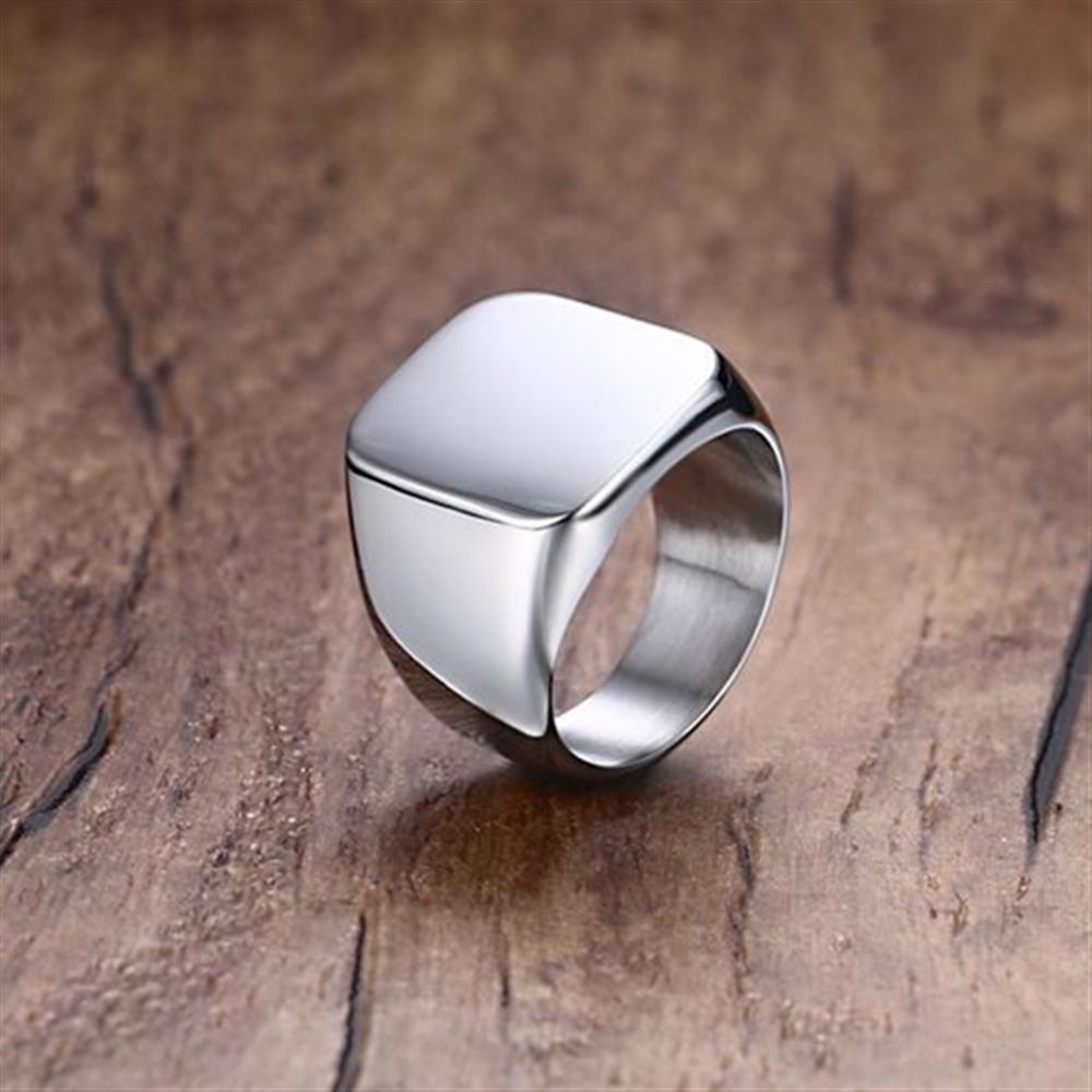 1pcs Hot Fashion Natural Black Big Rings Women Men Glossy Face Finger Ring for Women Men Jewelry Dropshipping A-950