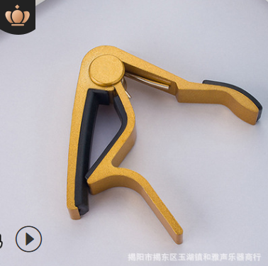 High Quality Aluminium Alloy Metal Guitar Capo Quick Change Clamp Key Acoustic Classic Guitar Capo Tone Adjusting Guitar Parts E-379