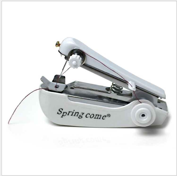 1pc Hand Sewing Machine For Home, Portable, For Outdoor Travel, Fabrics, DIY Sewing Tool, Mini Stitching Sewing Machine Manual