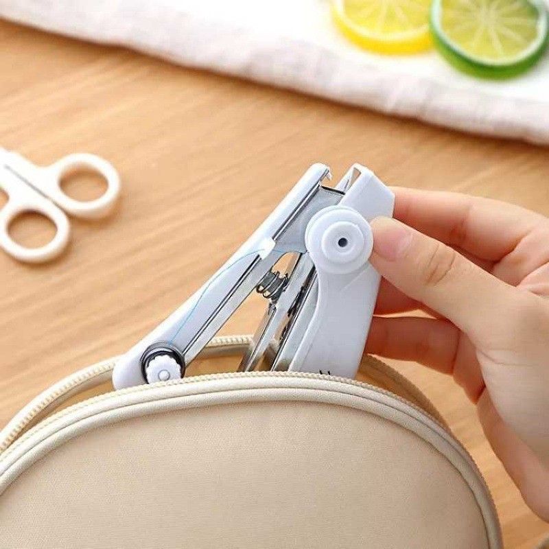 1pc Hand Sewing Machine For Home, Portable, For Outdoor Travel, Fabrics, DIY Sewing Tool, Mini Stitching Sewing Machine Manual