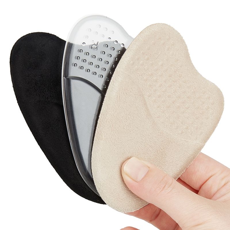 1 pair Non-slip Silicone Metatarsal Pads for Women's High Heels - Forefoot Cushions for Comfortable Feet B2-75-1