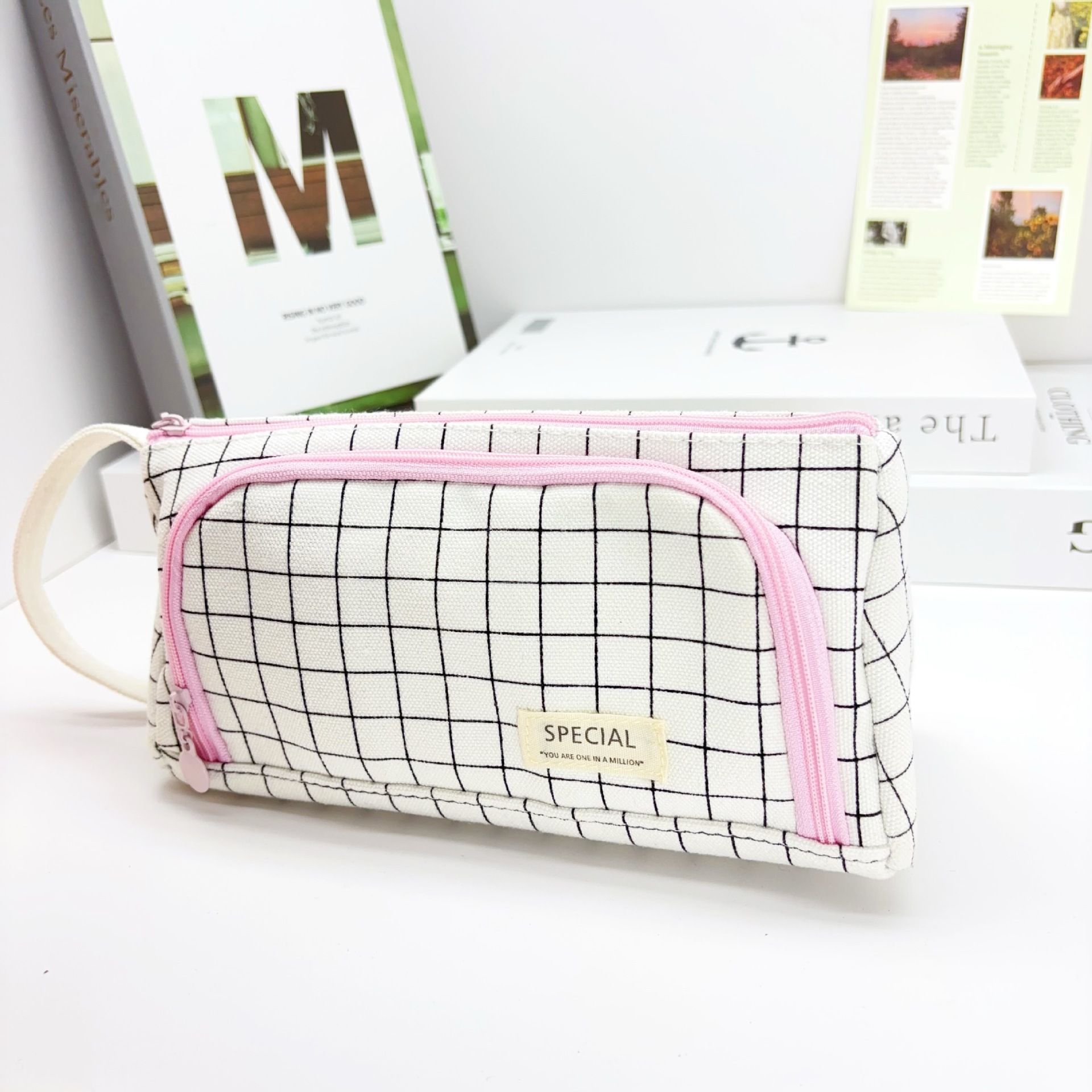 Large Capacity Pencil Case Kawaii Multifunction Pen Case Pencil Cases Bag School Office Pencil Pouch Student Stationery Supplies