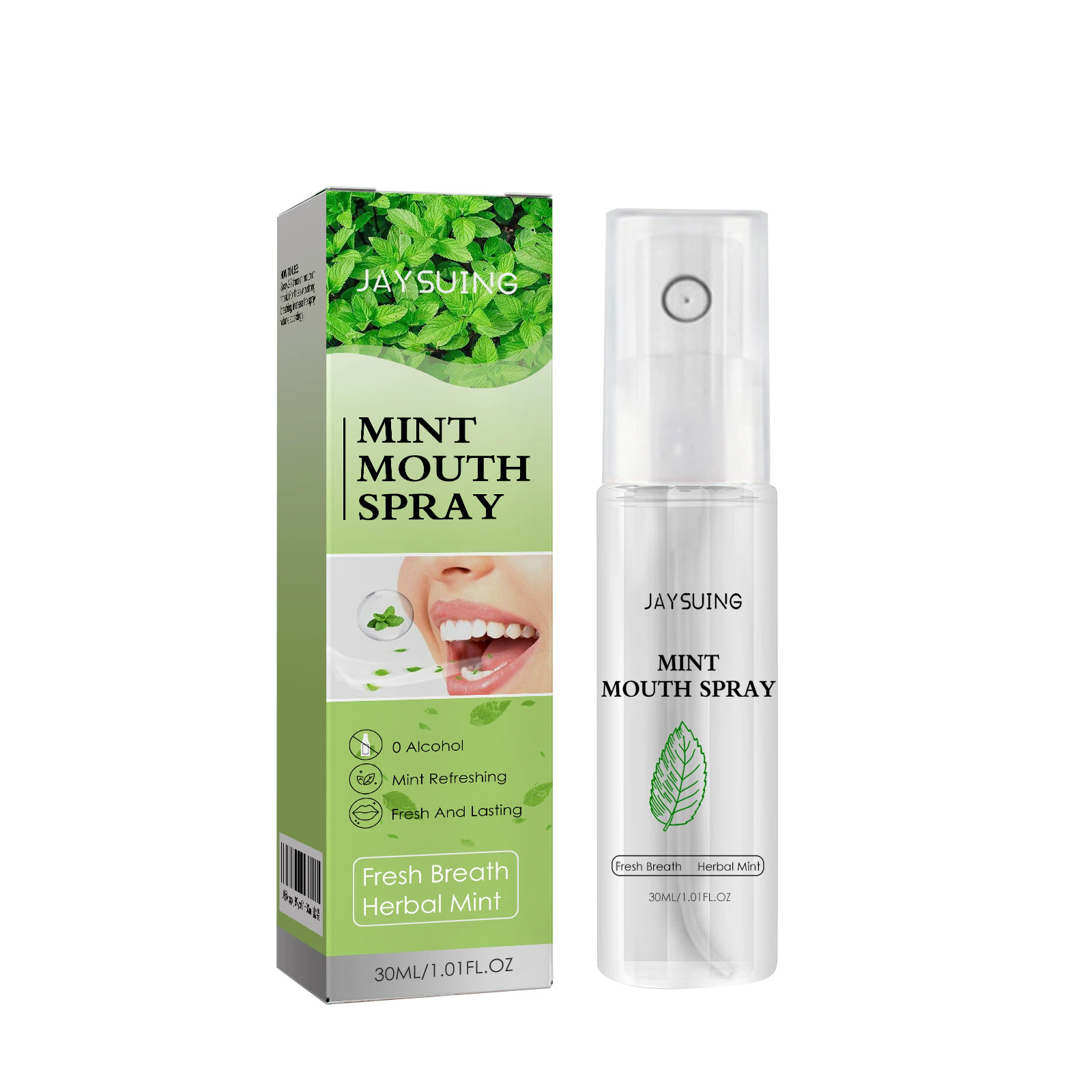 Breath Freshener Mint Mouth Spray Remove Smoke Smell Bad Breath Fresh Breath Portable Mouth Freshener Oral Spray B2-924