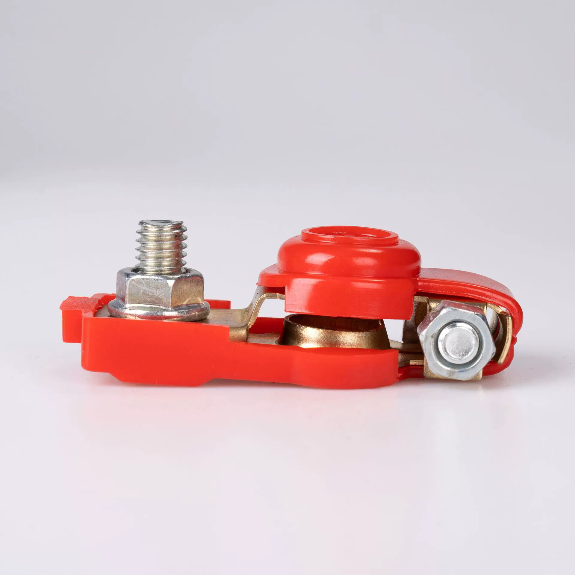 2Pcs Car Battery Terminal Wire Cable Clamp Top Quick Post Terminal Positive & Negative Electric Connector Clamps Auto Accessorie C-678