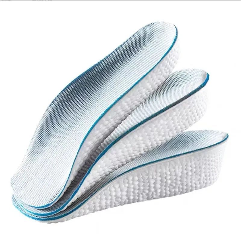 Height Increase Insoles Men Women Shoes Flat Feet Arch Support Orthopedic Insoles Sneakers Heel Lift Memory Foam Soft Shoe Pads C-204
