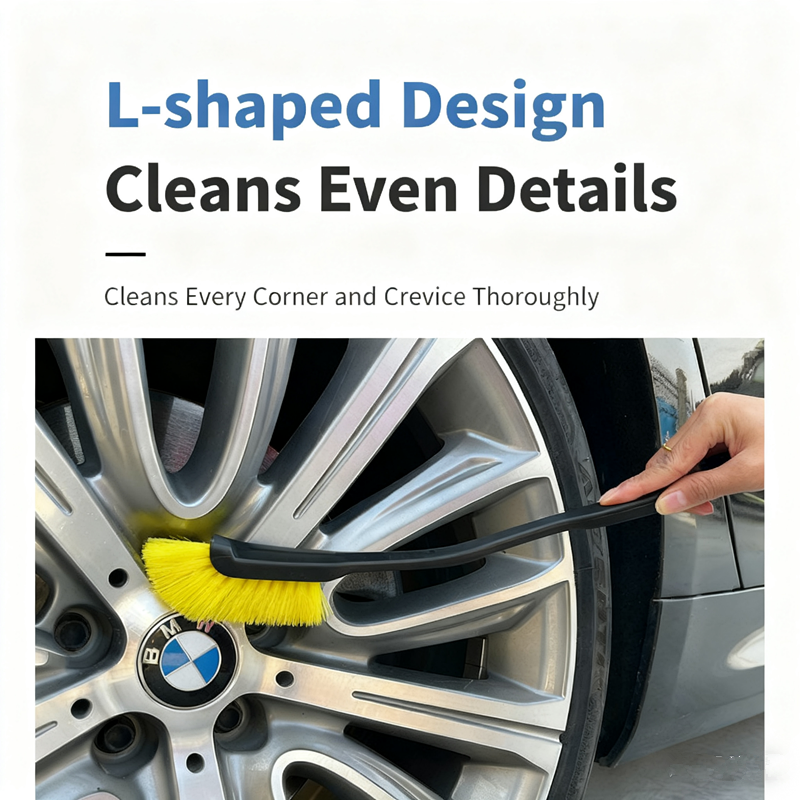 1PC   Car Tire Wheel Rim Cleaning Brush Detailing Brushes Washing Brush Tool Universal Wheel Tire Car Cleaning Accessories