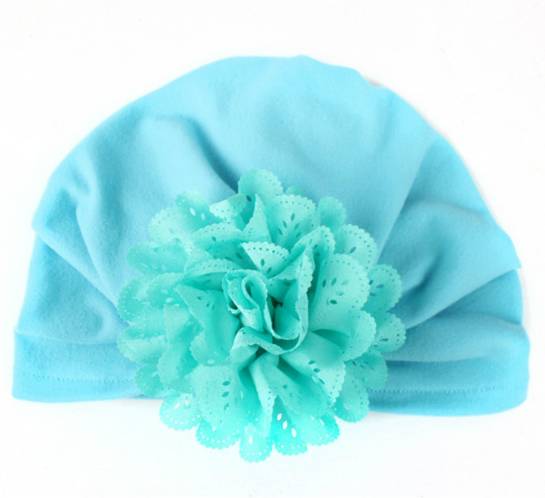 Newborn Baby Girls Infant Toddler Flower Hat Cotton Soft Hat Cap M-2