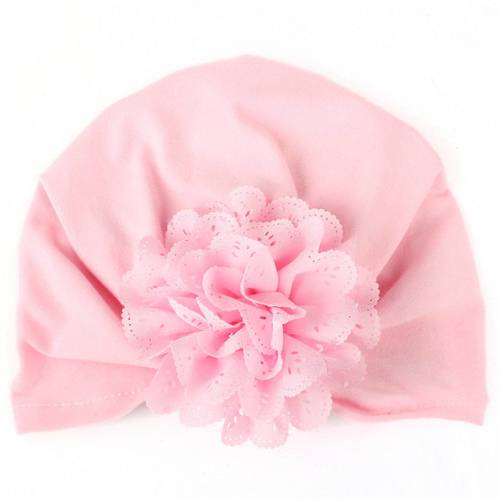 Newborn Baby Girls Infant Toddler Flower Hat Cotton Soft Hat Cap M-2