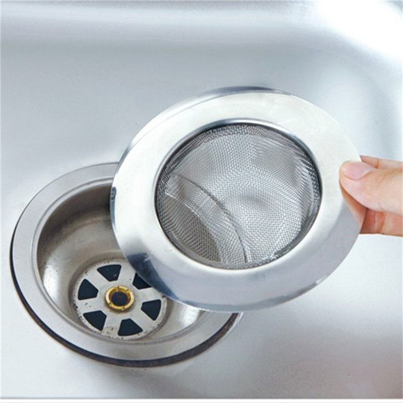 Stainless Steel Bathtub Hair Catcher Stopper Shower Drain Hole Filter Trap Kitchen Metal Sink Strainer Floor Drain E-977