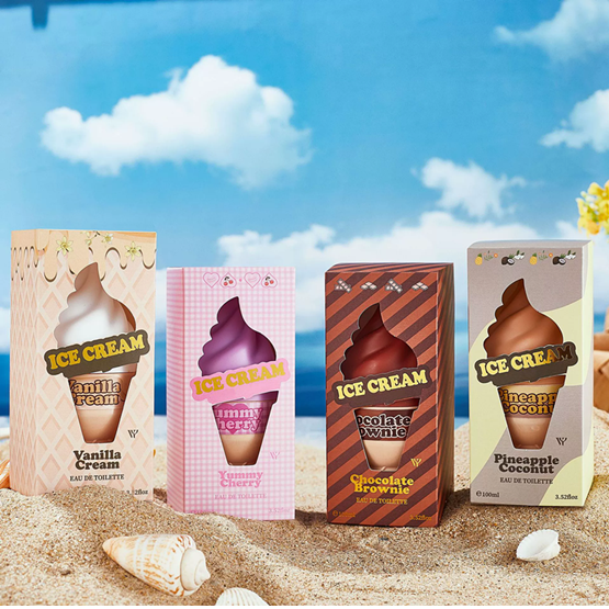 Ice Cream Chocolate Coffee Caramel Vanilla Perfume Spray,Sweet Warm Oriental Gourmand Women Scent,Coconut Fruity Fragrance Mist