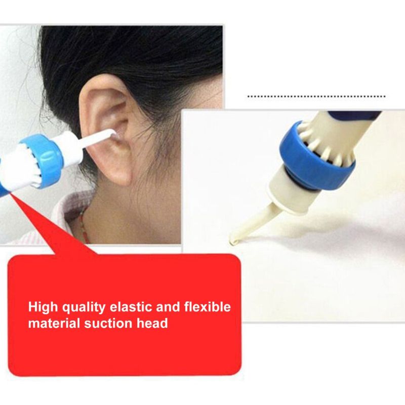 Ear Wax Removal Kit Ear Cleaner Portable Automatic Electric Vacuum Ear Wax Ear Wax Remover Ear Wax Cleaning Tool Set E-1153