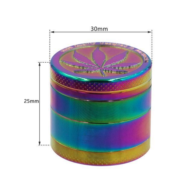 3 Layer Herb Weeder Weeder Smoking Accessories Manual Manual Grass Spice Grinder Grinder Grinder Box Gift E-1257