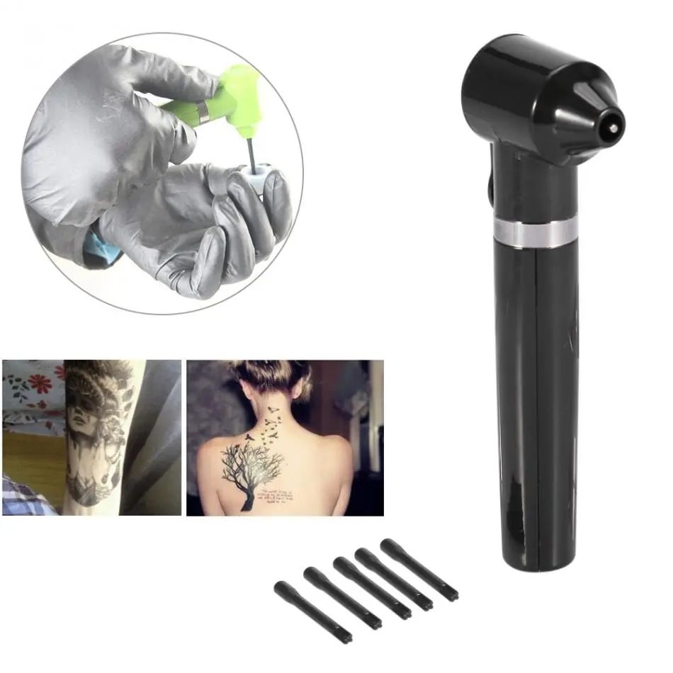 1pc Multicolor Electric Tattoo Ink Mixer Pigment Stirrer With 5 Sticks Mixing Tattoo Machine Supplies Tattoo Accessories Set C-495