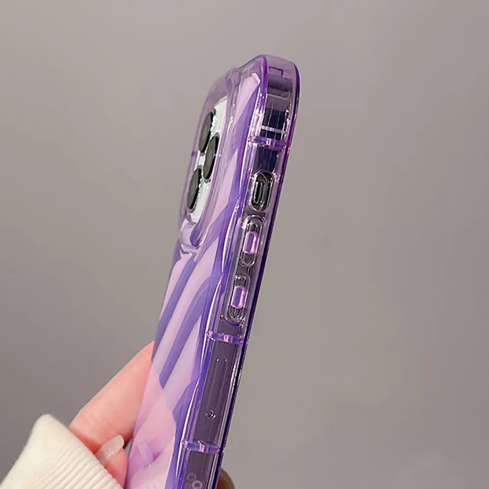 Luxury Water Wavy Pattern Case For Iphone 11 Cover Iphone 14 13 Pro Max 12 XR 7 8 Plus X Xs SE 6s14Promax 13promax Silicon Funda