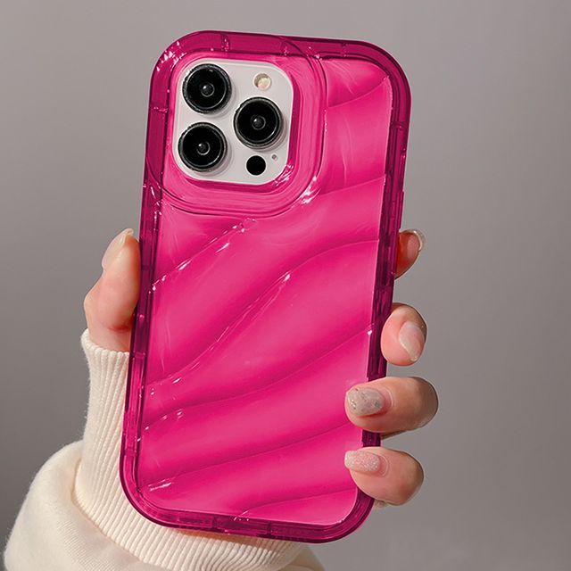 Luxury Water Wavy Pattern Case For Iphone 11 Cover Iphone 14 13 Pro Max 12 XR 7 8 Plus X Xs SE 6s14Promax 13promax Silicon Funda