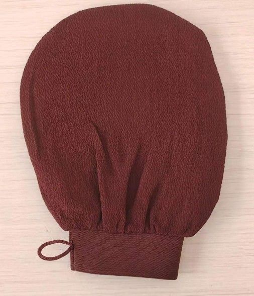 1pc Hot Moroccan Hammam Exfoliating Mitt Kessa Scrub Glove Preparation Durable Shower Scrub Gloves Body Facial Tan Massage Mitt E-1048
