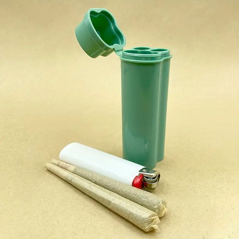 Integrated flip storage box for lighter storage space portable pre rolled conical storage box protection box C-450