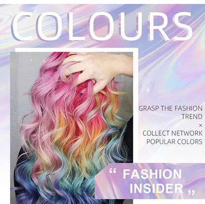 1 PC 13 Colors One-off Hairs Color Disposable Hair Coloured Mascara Beauty Tool Washable Non-toxic DIY Hair Wax Blue Grey Purple