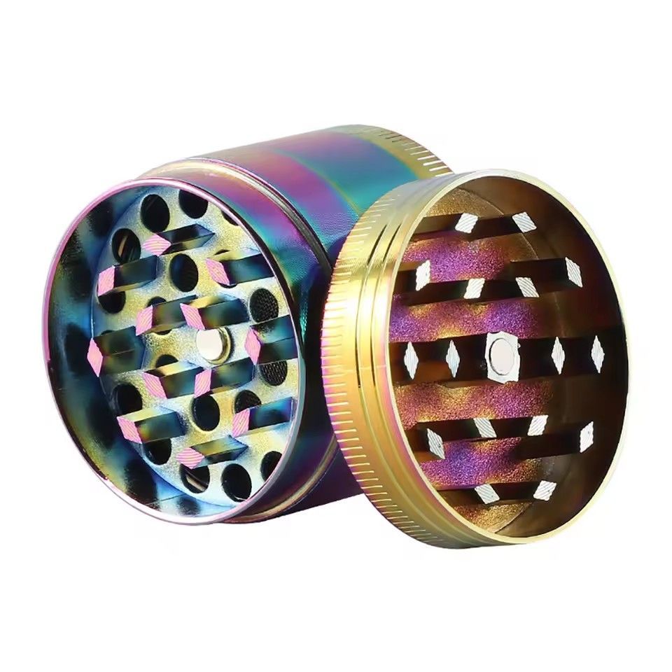 Binhurst 4 Layers Metal Spice Crusher abrader Leaves Grinder Accessories Spice crusher Grinder Detectors Tools High Quality B2-150-2